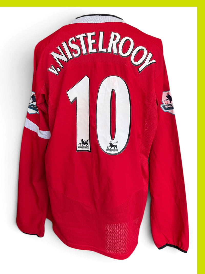 Chargez l'image dans la visionneuse de la galerie, Manchester United 2004-2005 HOME 10 v.NISTELROOY (XL)
