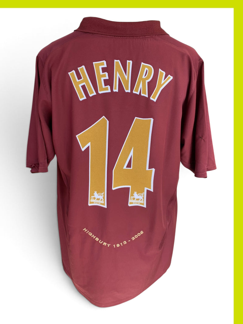 Chargez l'image dans la visionneuse de la galerie, Arsenal 2005-2006 HOME 14 HENRY (XL)
