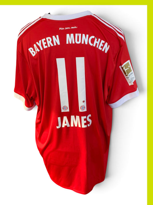 Bayern Munich 2017-2018 HOME 11 JAMES (XXL)