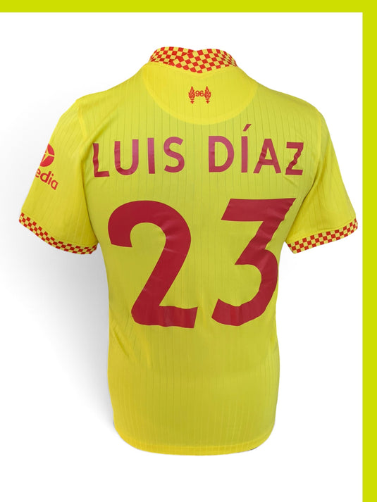Liverpool 2021-2022 AWAY 23 LUIS DIAZ (XS)