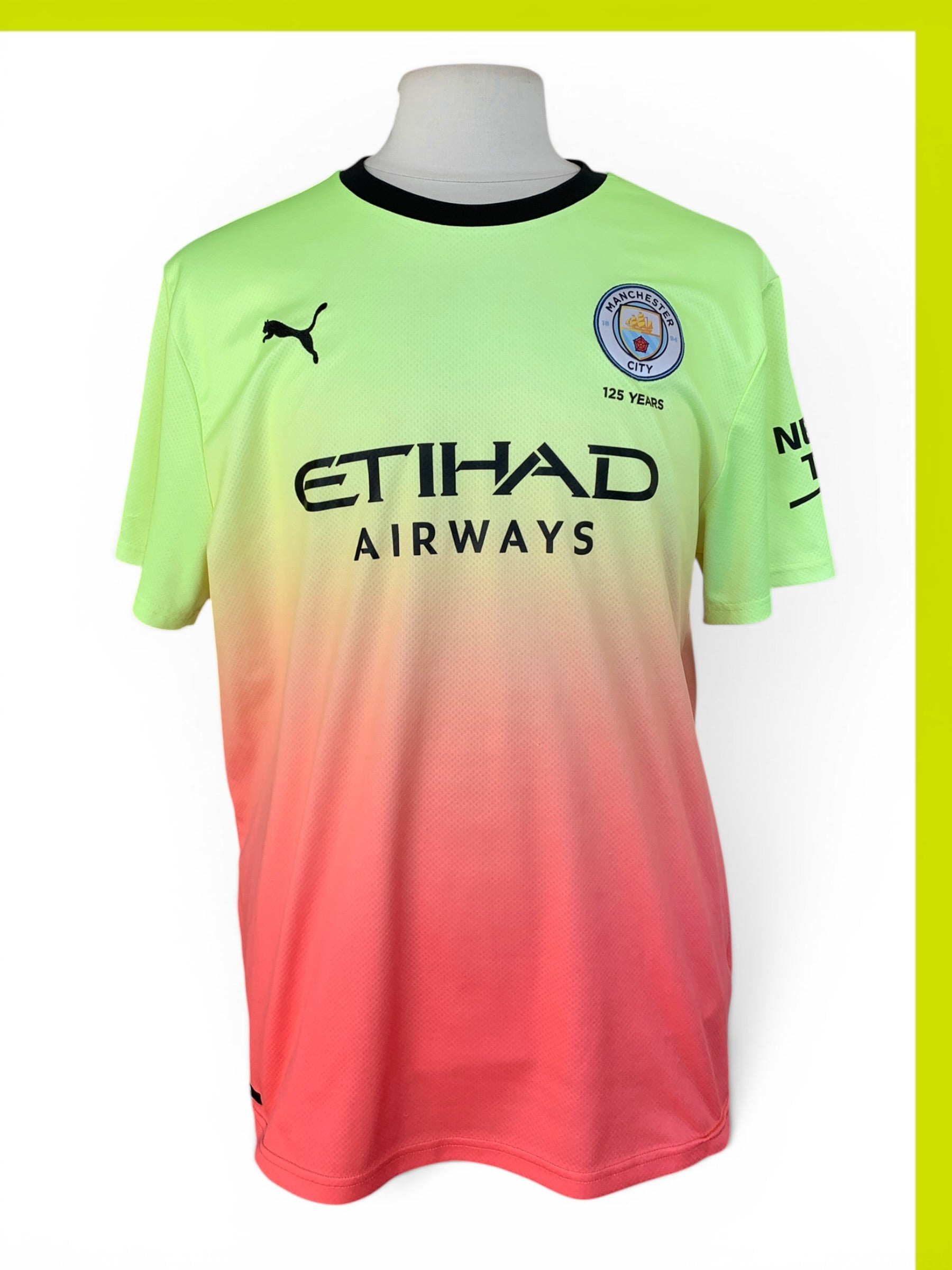 Maillot football vintage Manchester City 2019-2020 THIRD 26 MAHREZ