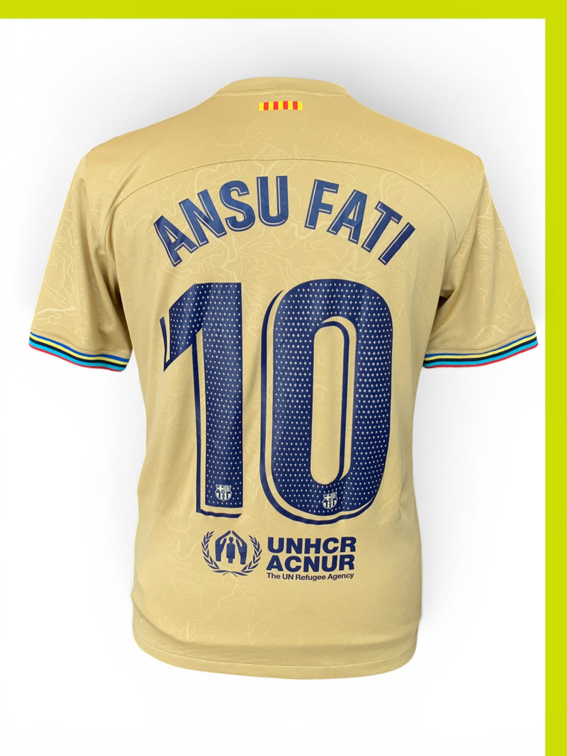 Chargez l'image dans la visionneuse de la galerie, Barcelone 2022-2023 AWAY 10 ANSU FATI
