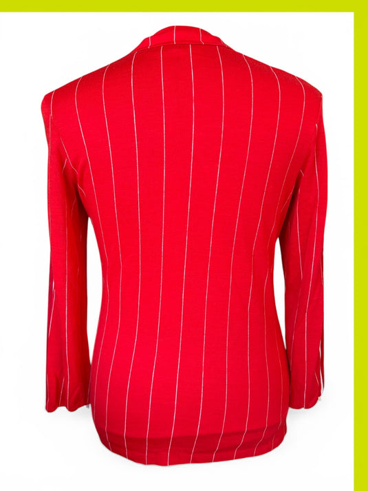 Template Adidas Ventex rouge à rayures blanches