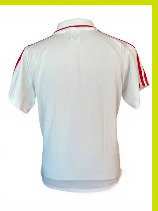 Template Adidas Blanc à bandes rouges