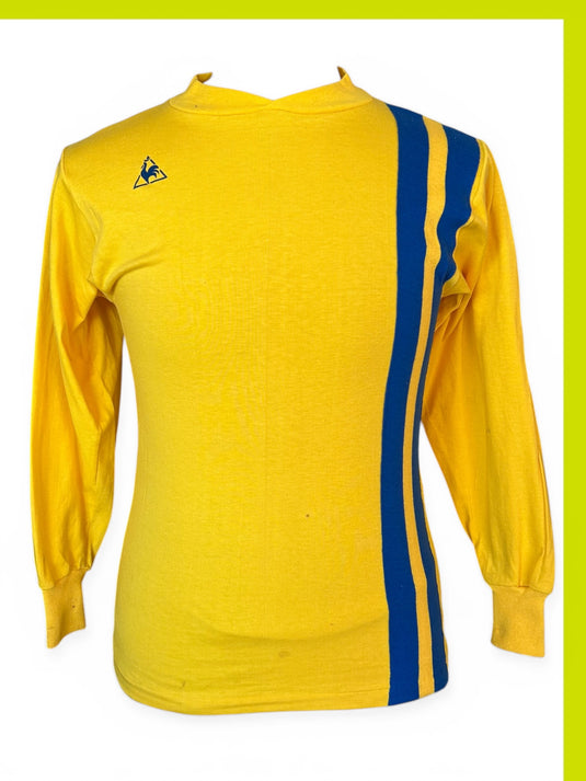 Template Le Coq Sportif Jaune à rayures bleues