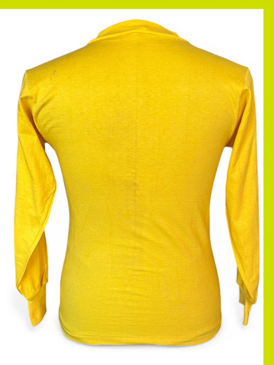 Template Le Coq Sportif Jaune à rayures bleues