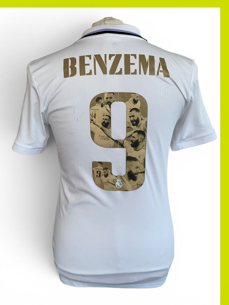 Chargez l'image dans la visionneuse de la galerie, Réal Madrid 2022-2023 HOME 9 BENZEMA (S)

