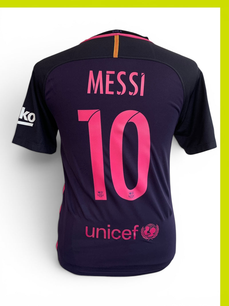 Chargez l'image dans la visionneuse de la galerie, Barcelone 2016-2017 AWAY 10 MESSI (S)
