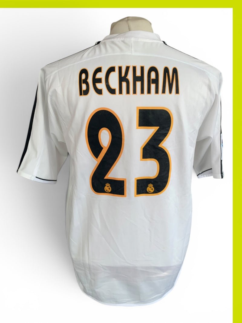 Chargez l'image dans la visionneuse de la galerie, Real Madrid 2003-2004 HOME 23 BECKHAM (L)
