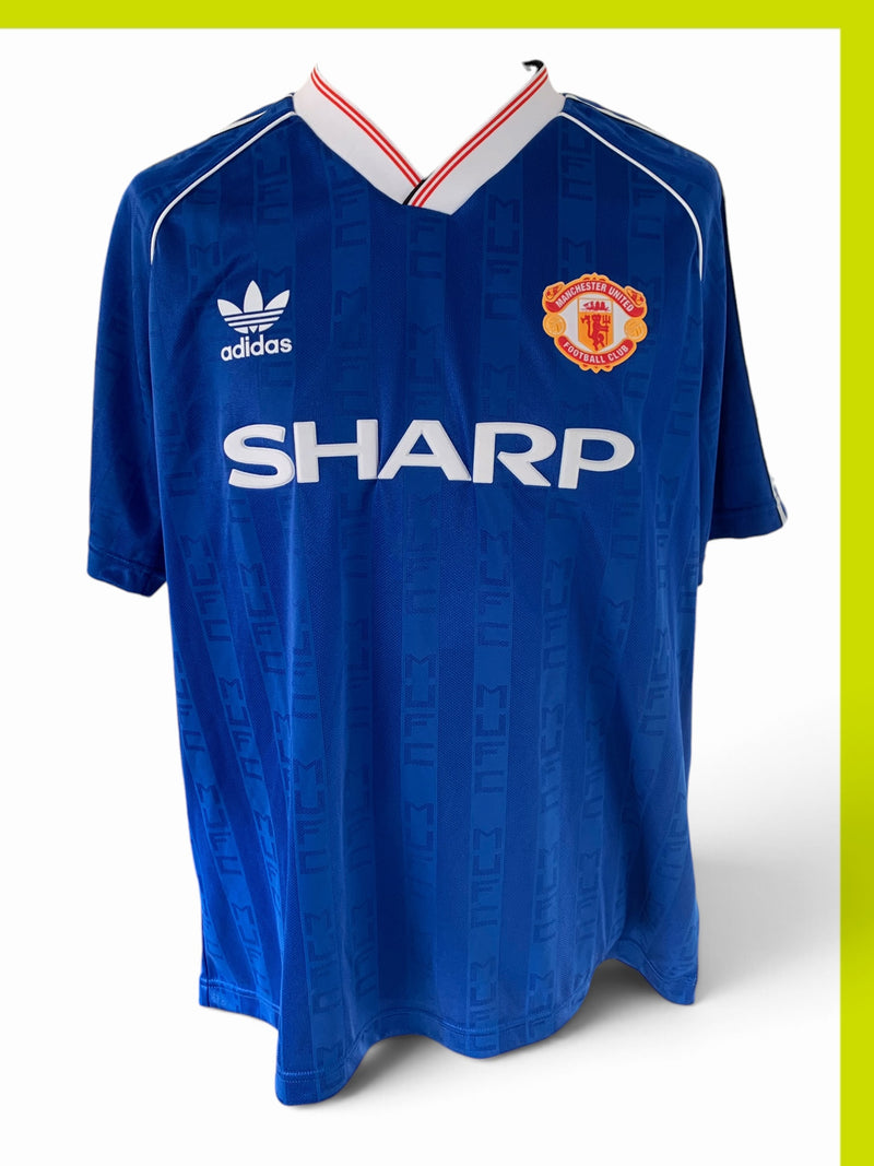 Chargez l'image dans la visionneuse de la galerie, Manchester United 1989-1990 Réédition (L)
