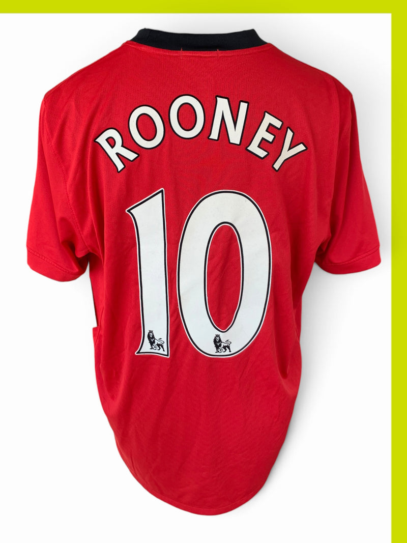 Chargez l'image dans la visionneuse de la galerie, Manchester United 2009-2010 HOME 10 ROONEY (L)
