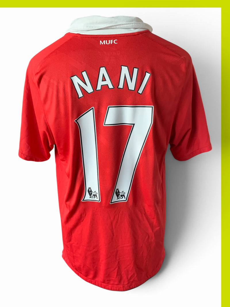 Chargez l'image dans la visionneuse de la galerie, Manchester United 2010-2011 HOME 17 NANI (M)
