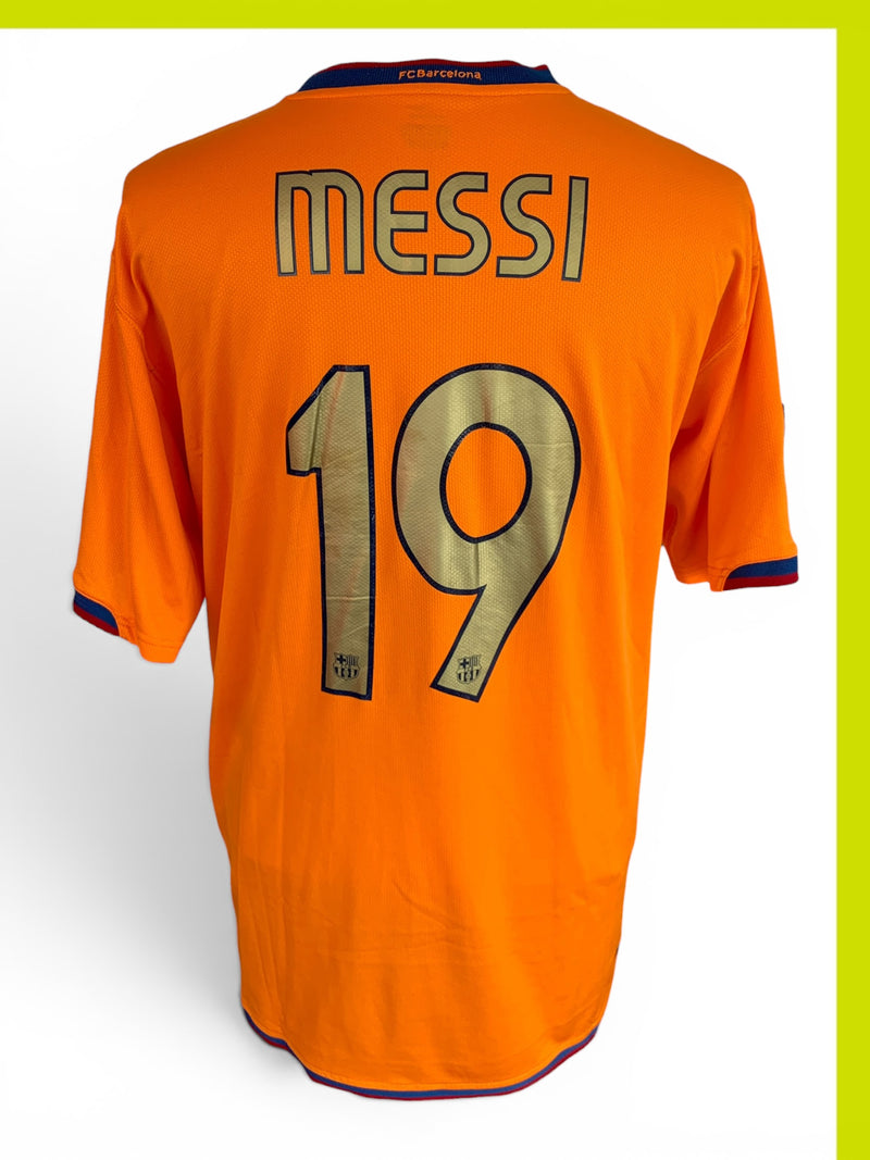 Chargez l'image dans la visionneuse de la galerie, Barcelone 2007-2008 AWAY 19 MESSI (XXL)
