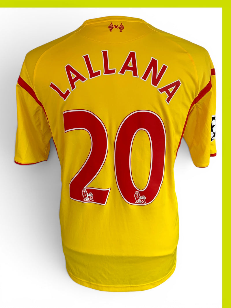 Chargez l'image dans la visionneuse de la galerie, Liverpool 2014-2015 AWAY 20 LALLANA (XL)
