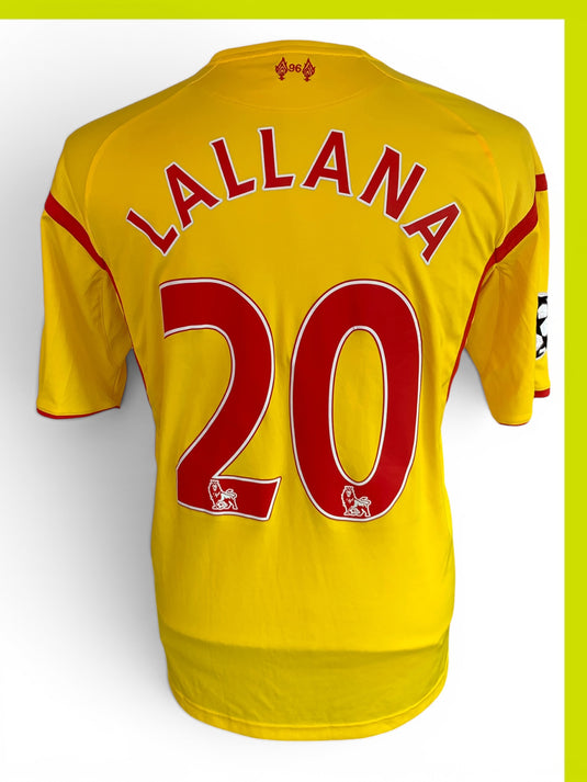 Liverpool 2014-2015 AWAY 20 LALLANA (XL)