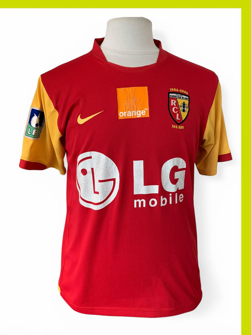 Maillot rétro RC Lens 1955. Le maillot foot rétro des Sangs et Or
