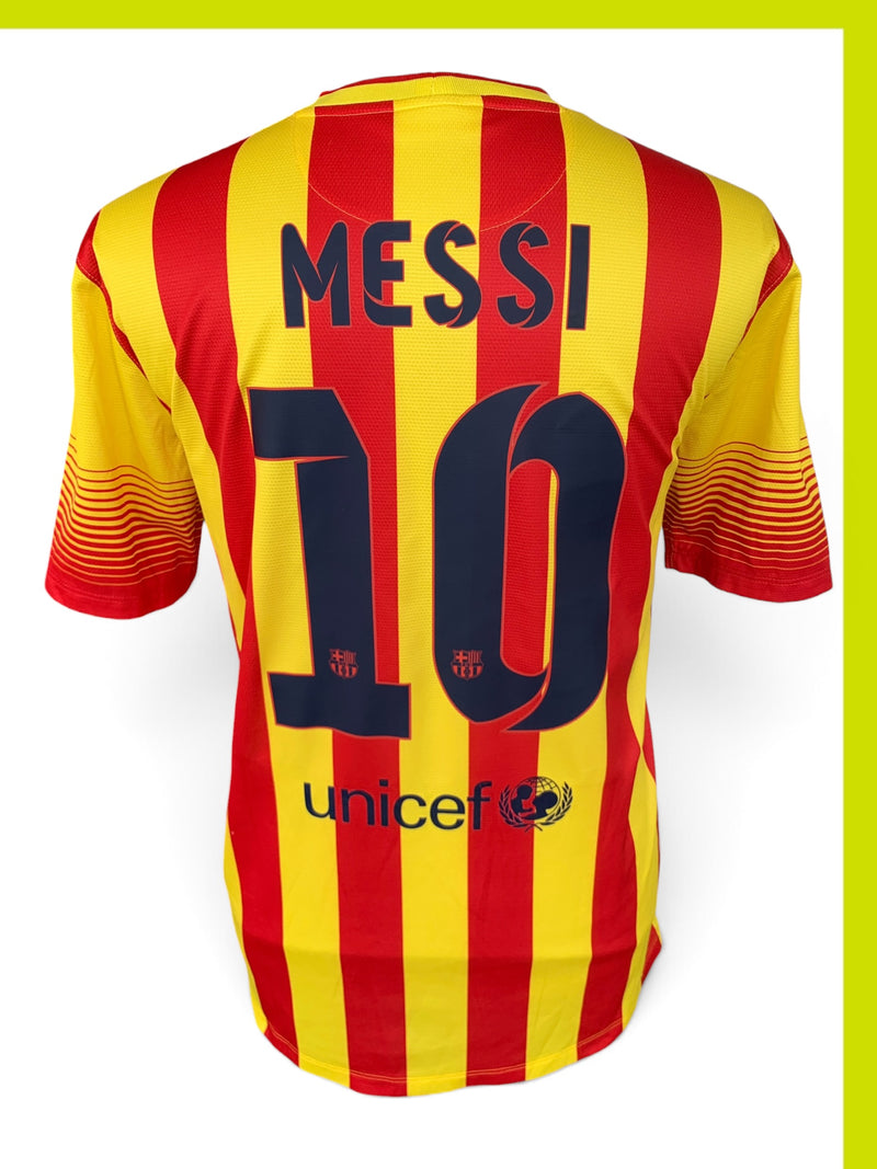 Chargez l'image dans la visionneuse de la galerie, Barcelone 2013-2014 AWAY 10 MESSI (XL)
