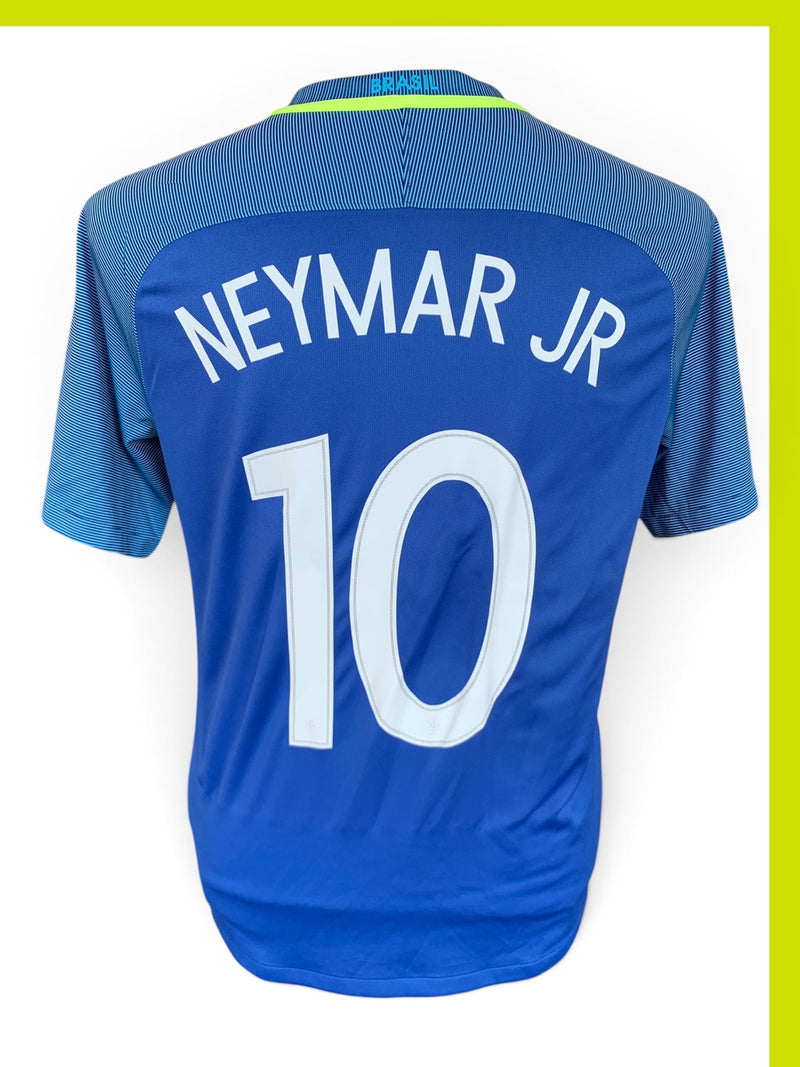 Chargez l'image dans la visionneuse de la galerie, Bresil 2016 AWAY 10 NEYMAR JR (M)
