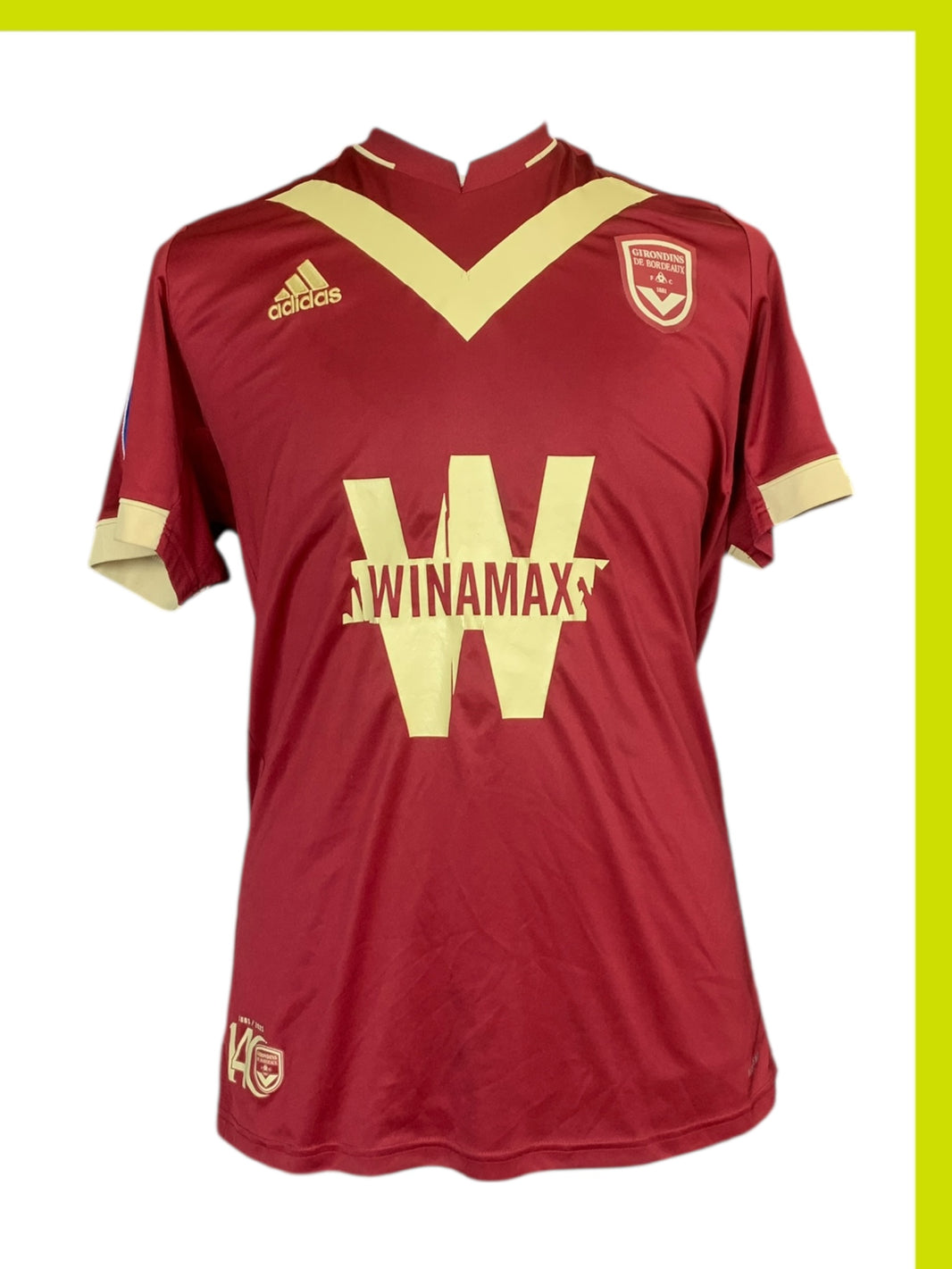 Maillot Gardien Matchworn Coupe De France Vintage - C10