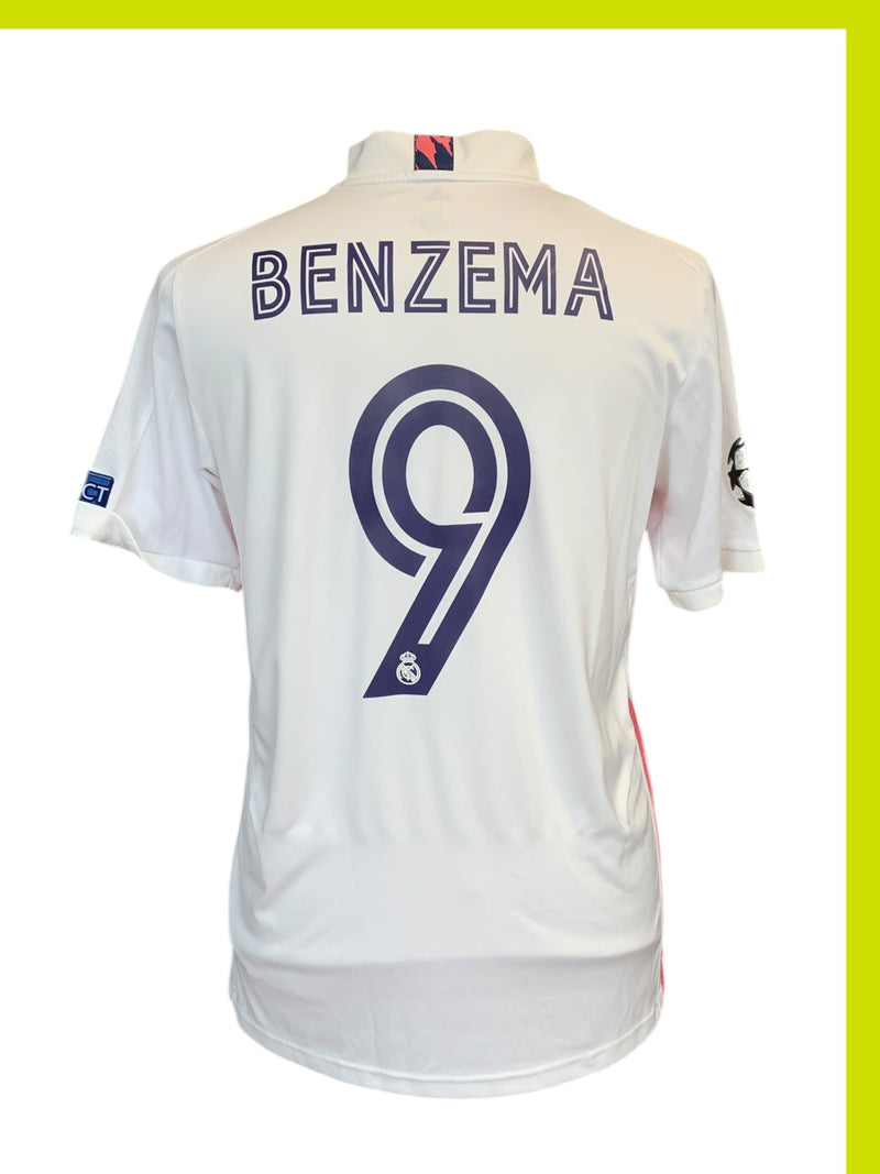Chargez l&#39;image dans la visionneuse de la galerie, Réal madrid 2020-2021 HOME 9 BENZEMA
