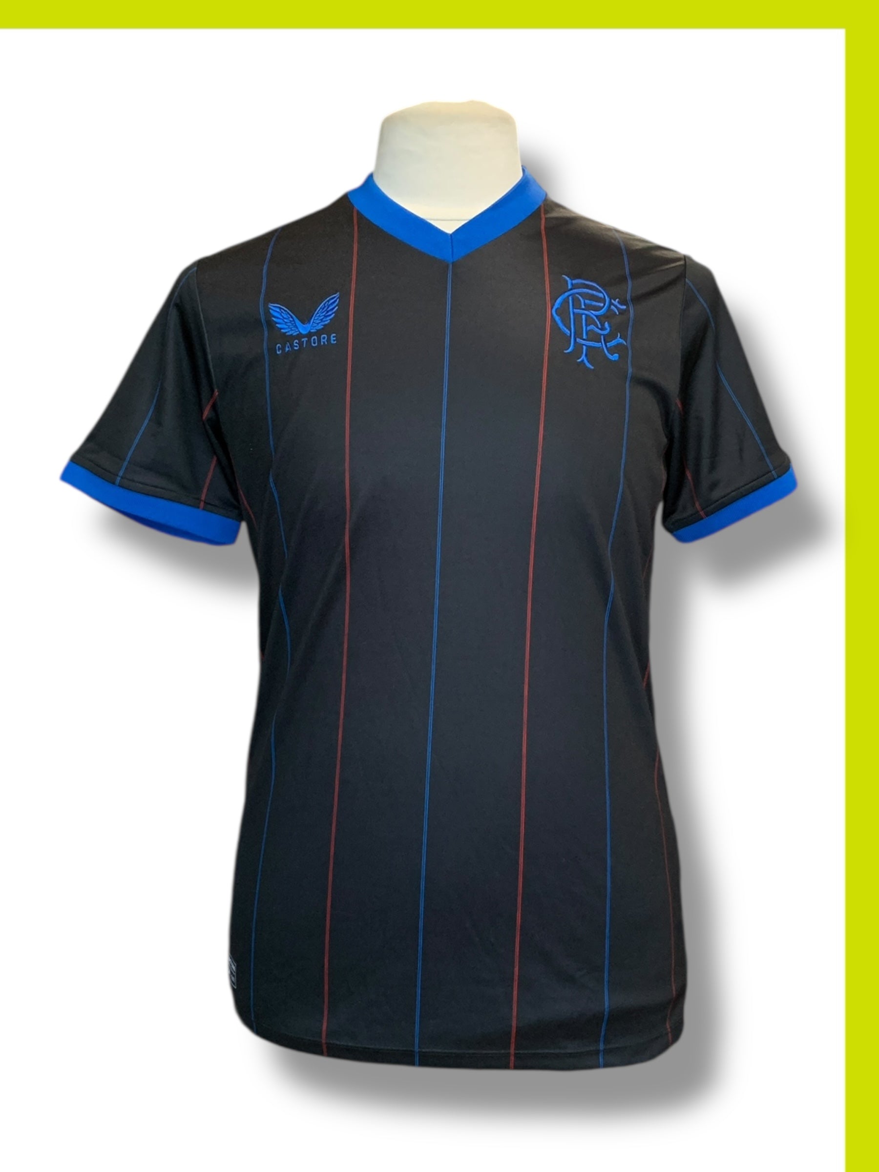 Maillot Football Vintage Occasion Maillot Rangers 3ème 2002/03 Vintage XL - Diadora, Rare Et Original Raging Heroes