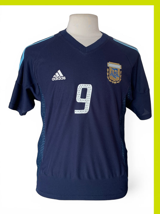 Argentine 2002 AWAY 9 BATISTUTA
