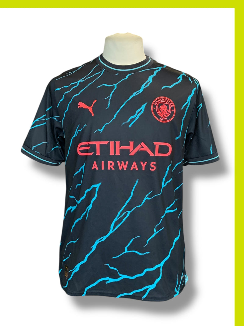 Chargez l&#39;image dans la visionneuse de la galerie, Manchester City 2023-2024 THIRD 17 DE BRUYNE
