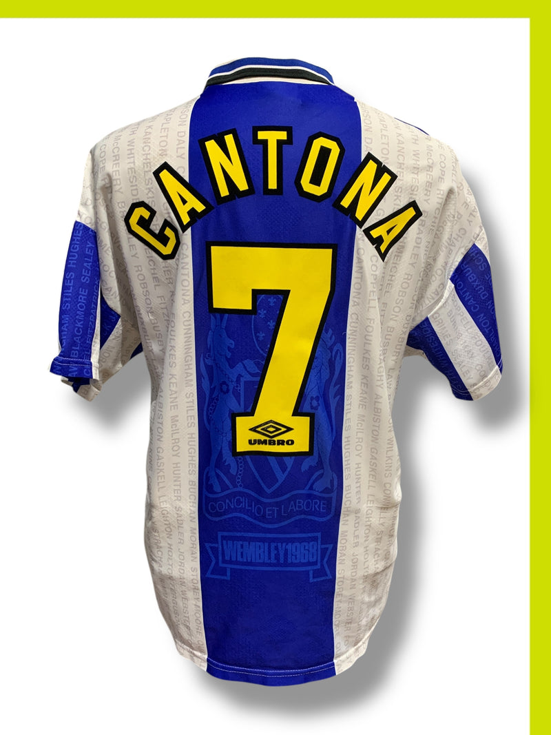 Chargez l&#39;image dans la visionneuse de la galerie, Manchester United 1995-1996 THIRD 7 CANTONA
