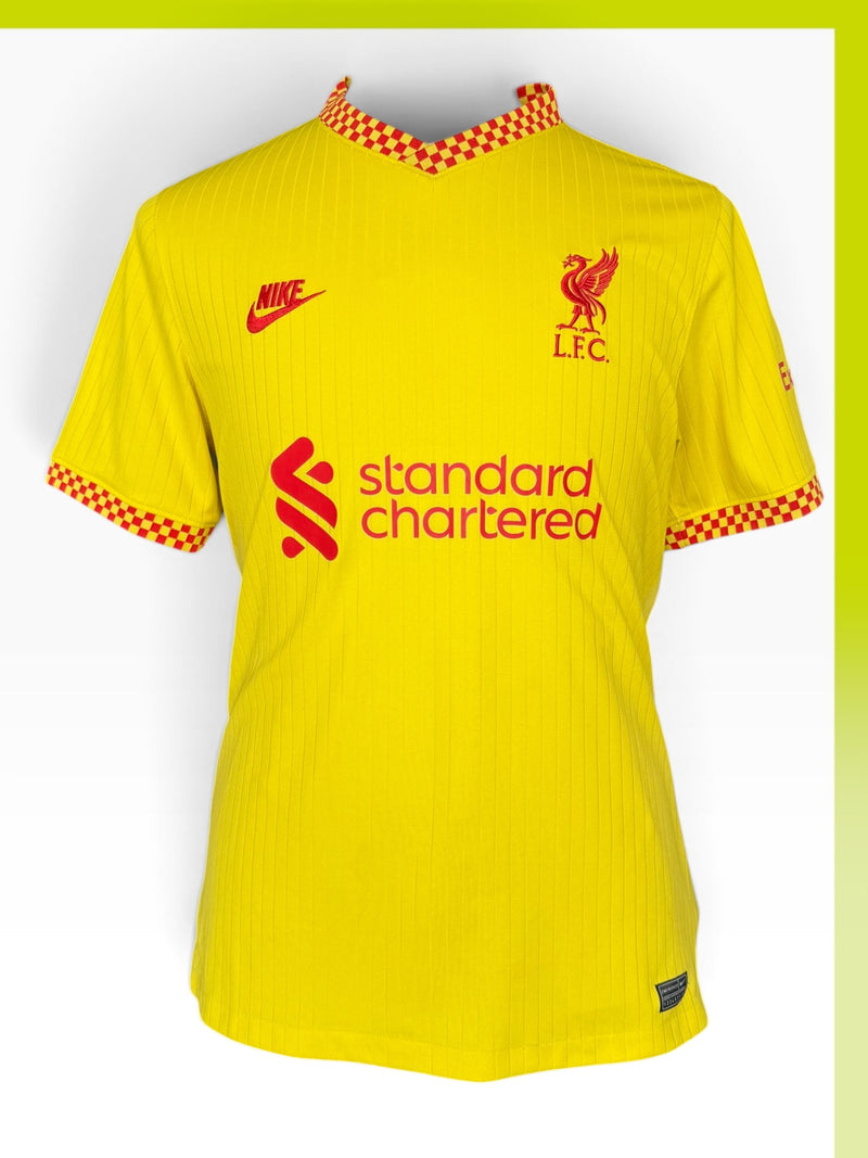 Chargez l'image dans la visionneuse de la galerie, Liverpool 2021-2022 AWAY 11 SALAH (L)
