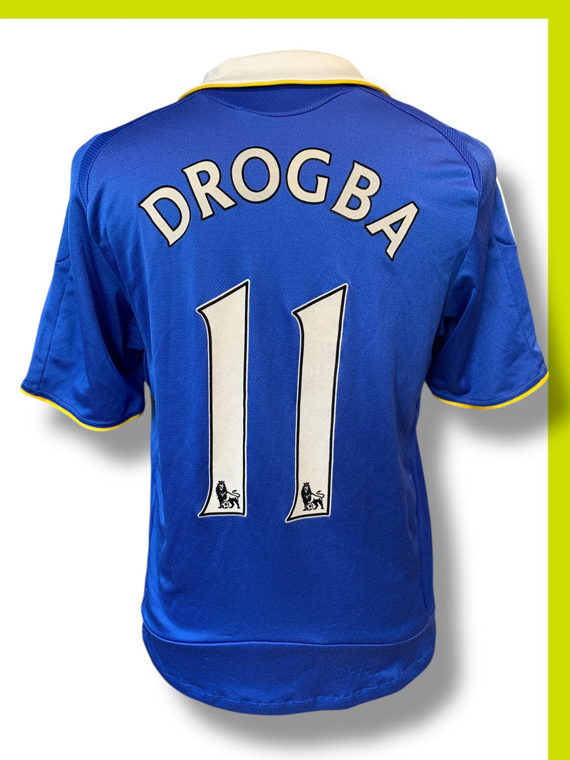 Maillot football vintage Chelsea 2008-2009 HOME 11 DROGBA – Football
