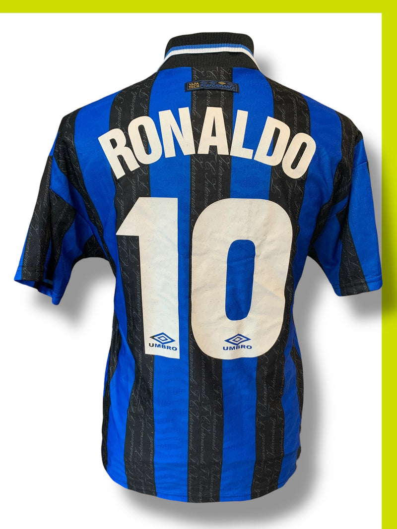 Chargez l'image dans la visionneuse de la galerie, Inter Milan 1997-1998 HOME 10 RONALDO
