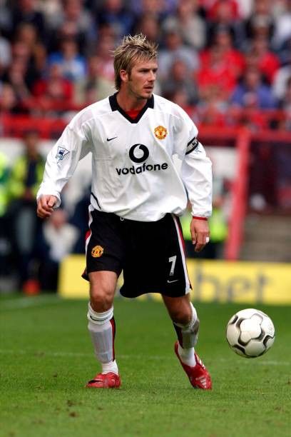 Chargez l'image dans la visionneuse de la galerie, Flocage Nameset Manchester United 2002-2003 AWAY 7 BECKHAM
