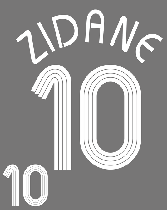 Flocage nameset France HOME 2006