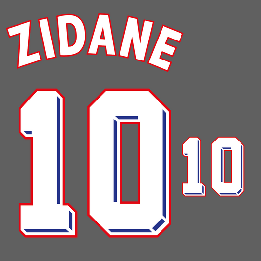 Flocage nameset France HOME 1998