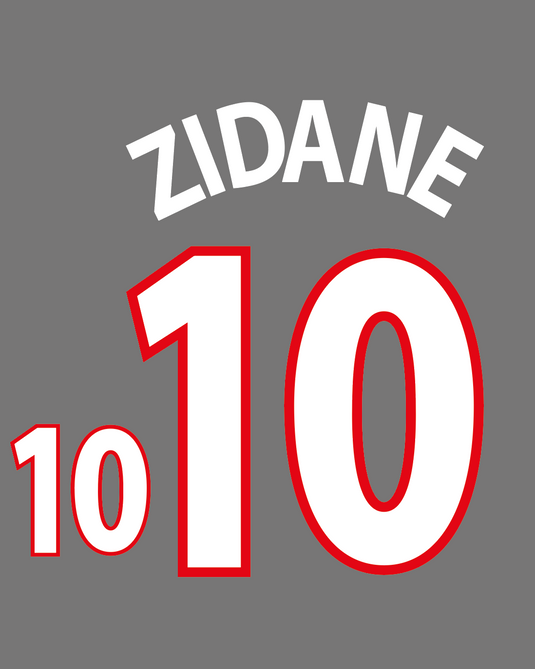 Flocage nameset France HOME 2000