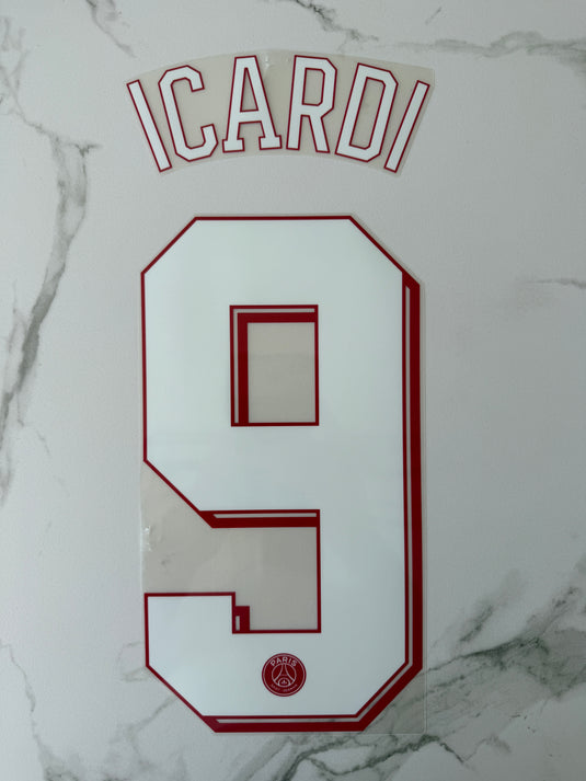 Flocage nameset officiel PSG 2021-2022 UCL