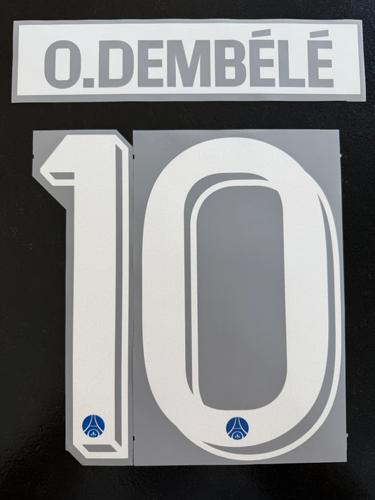 Flocage nameset PSG UCL HOME 2026-2027