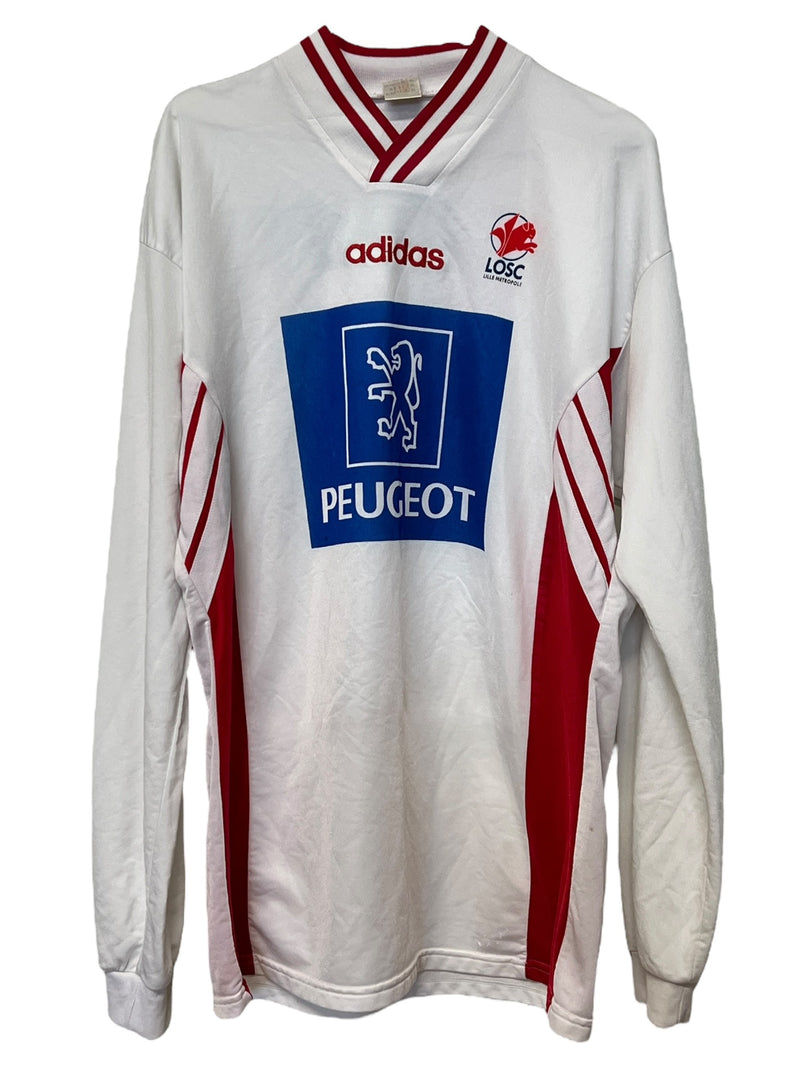 Lille Home Maillot de foot 1994 - 1995. Sponsored by La Redoute Lille Home Maillot de foot 1994 - 1995. Sponsored by La Redoute