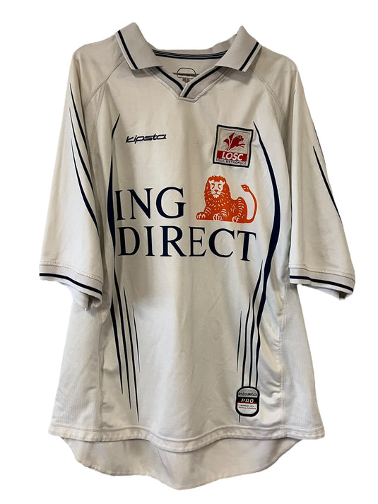 Maillot football vintage porté matchworn Lille Goal 2002-2003 16 Maillot football vintage porté matchworn Lille Goal 2002-2003 16