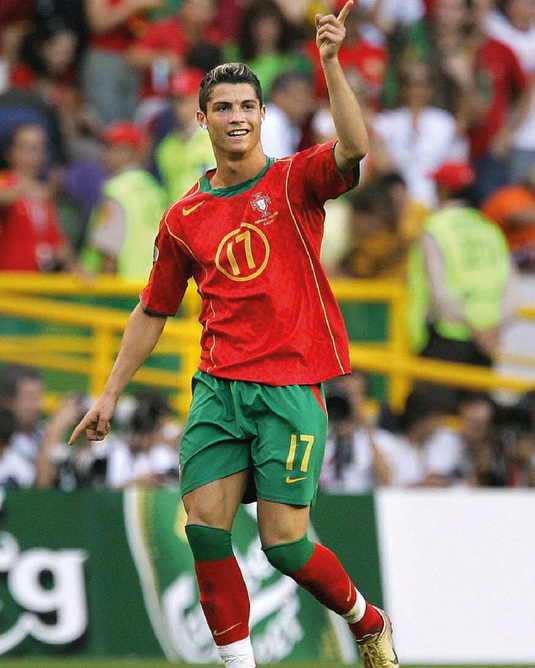 Flocage Nameset Portugal 2004 HOME 17 C.RONALDO